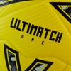 Mitre Unisex-Adult Ultimatch One 24 Football, Fluo Yellow/Black/Circular Grey, 4