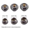 Pack of 4 3/4 Inch Bleed Valve, Manual Radiator Air