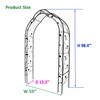 Petfu Metal Garden Arch Assemble Freely Garden Arbor Trellis Climbing