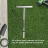 Soil Sampler Probe 304 Stainless Steel Protable T Handle Soil