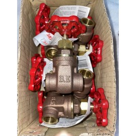 B & K NEW Box Of 10 Mueller B & K " 1/2" Copper Gate Valve Female 100-503