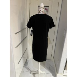 Karl Lagerfeld Paris Black T-Shirt Dress ( S,M,L, XL)