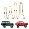 INJORA Brass High Clearance Chassis Links Set for TRX4M Defender
