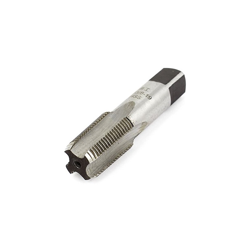 Sourcingmap ZG 3/8-19 BSP 55 Degree 4 Flutes HSS Pipe