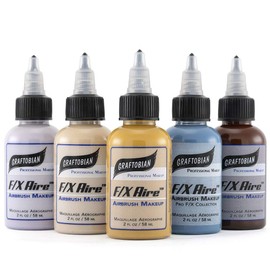 Graftobian F/X Aire Special FX Airbrush Makeup Body Paint (Special FX 5 Colors Set)