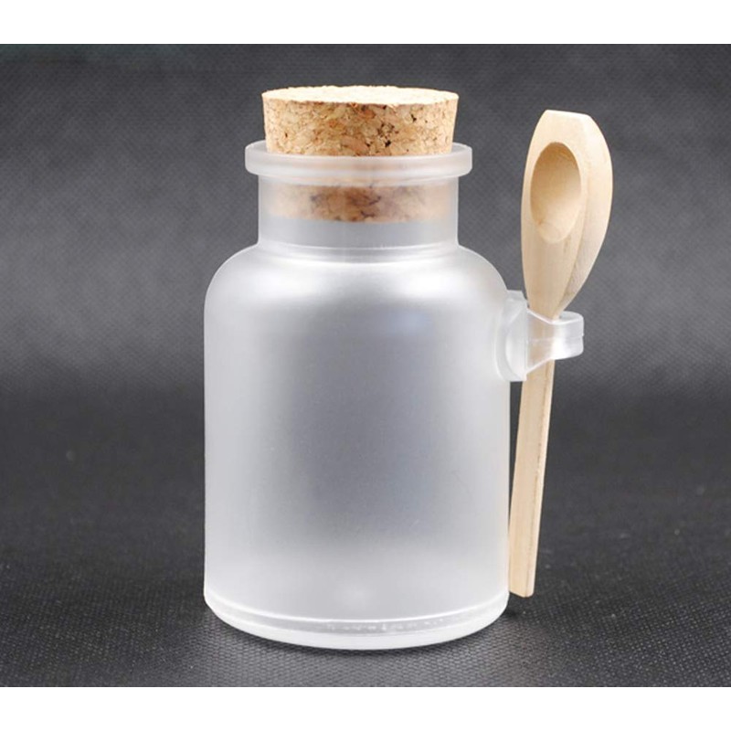 2 Pcs 200g/6.8oz Refillable Empty Plastic Bottle with Cork Cap