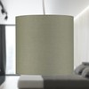 firstchoicelighting Set of 2 Sage Green Cotton Fabric Table Lamp