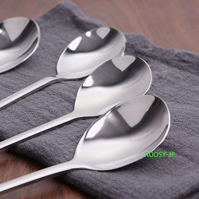 AOOSY Spoons, Set of 4 Korean Spoons, Total Length 8.7