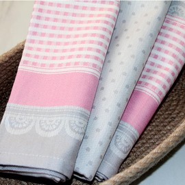 Tibex Sylva Hand Towel, 50 x 70 cm, Pink Grey, Cotton Hand Towel, Bath Towel, Guest Towels, Children's Towels, Gift Set