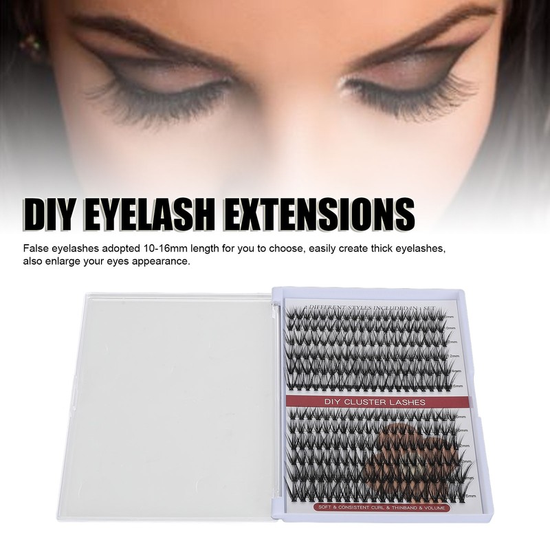 240 Clusters 30D 40D 10‑16mm False Eyelashes Soft ​Dense Hair