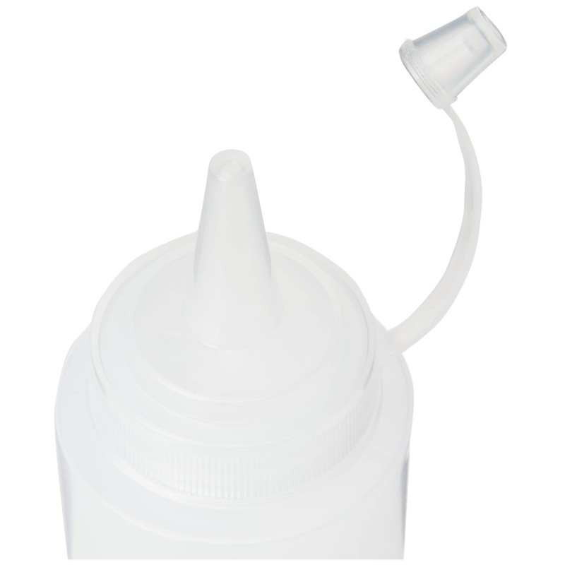 Vogue E626 Brown Squeeze Sauce Bottle, 24 oz.