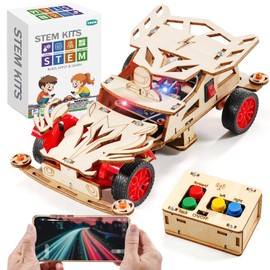 STEM Kits for Kids Age 8-10, STEM Toys for Boys 8-12, Remote Control Model Car Building Kits, Wood 3D Puzzles 8-13, Science Crafts Projects, Gifts for 8 9 10 11 12 13 14 Year Old Teen Boys Girls