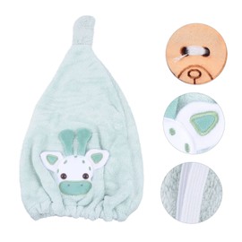 BIUDECO Microfiber Hair Towel Hat Dry Hair Cap Bath Towel Wrap for Women Fast Drying Cap