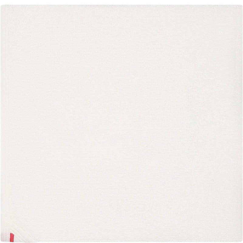 Petit Bateau Baby A0BNM Carre Bain, White/Red, One Size