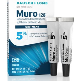 Bausch + Lomb Muro Bausch & Lomb 128 Sodium Chloride Ointment 5% Twin Pack EXP 2026 (3.5G)