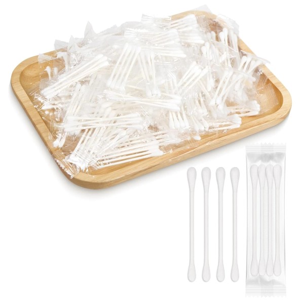 200 Pack Cotton Swabs, Individually Wrapped Cotton Swab, Individually Wrapped