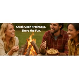 Gurley's Jumbo Salted Peanuts in Shell 6 oz Bag, Healthy High Protein Snacks, Variety Pack for Adults, Ideal Nutty Treats for Guilt-Free Munching and High-Protein Diets (Single Bag)