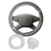 S.fields.inc 100 Pcs Disposable Vinyl Steering Wheel Covers Steering Wheel