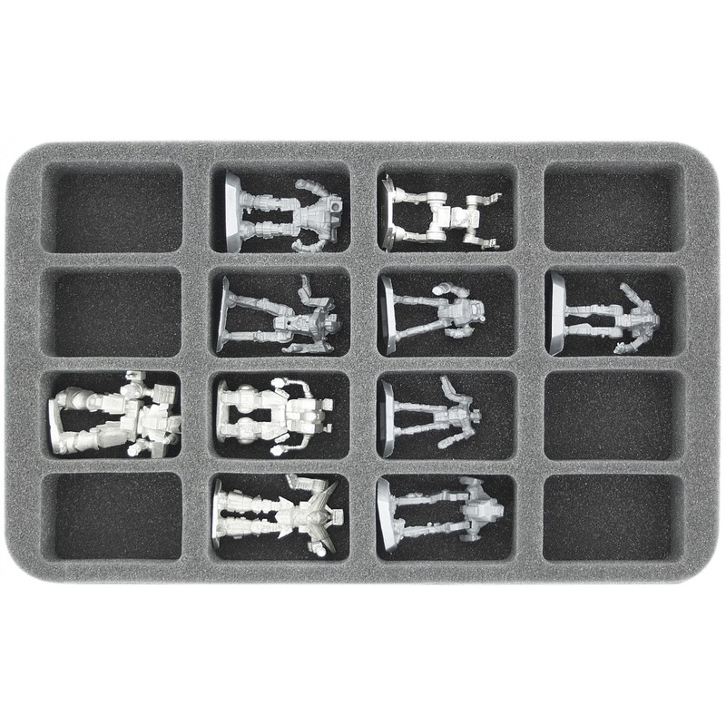 Feldherr HS035BT06 Foam Insert Compatible with BattleTech - 16 Mechs