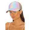 Wovanoo Baseball Caps for Women Rainbow Gradient Mesh Running Hat
