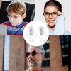 sourcing map 10 Pairs Eyeglass Nose Pad 5mm Thickness PVC