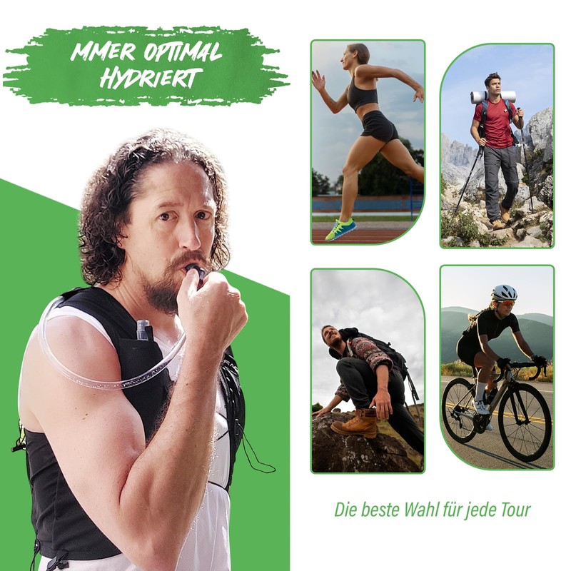 RaceFuel Ultralight Hydration Backpack, Trail Backpack, Hydration Vest, Hydration Pack