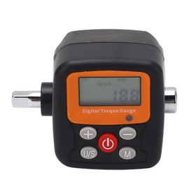 Digital Torsion Meter, Portable Wrench Adapter, 0.9 to 30N.m, 1/4 Inch Drive, with Sound & Light Alarm, Backlight, 4 Units