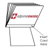 Alpine Swiss Set of 2 Plastic Wallet Inserts 6 Page