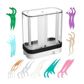 Soporte De Selección De Hilo Dental Vacío, Dispensador De Selección De Hilo Dental Para Limpiar Los Dientes, Estuche De Púas De Hilo Dental De Viaje, Soporte Para Hilo Dental
