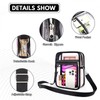 Clear Bag for Stadium Events Clear Purse for Stadium Crossbody