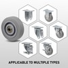 3.5 Inch Thermoplastic Rubber Caster Wheels (Set of 4) –