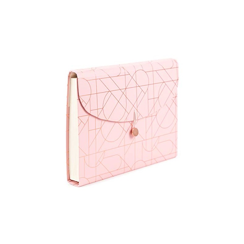 U Brands Modern Pretty Fashion Expandable File Folder, Letter Size,