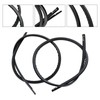 Topteng 2pcs L+R Door Roof Side Molding passend für Honda