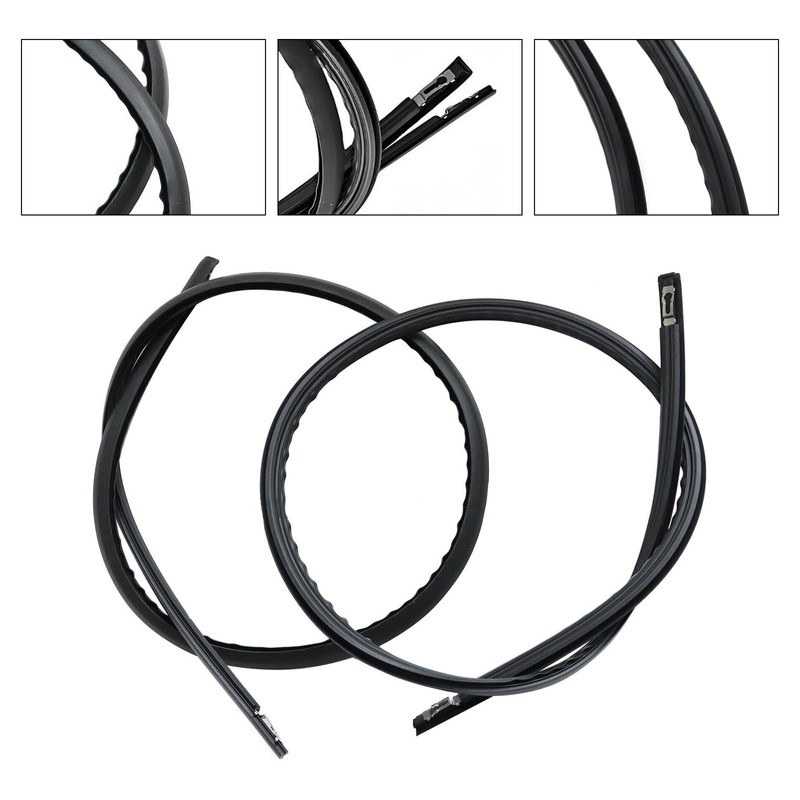 Topteng 2pcs L+R Door Roof Side Molding passend für Honda