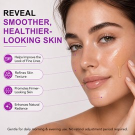 Bakuchi Oil for Face, Skin Serum for Face, Bakuchiol Oil Serum, Plant-Based Retinol Alternative for Smoothing & Hydrating Skin, Babchi Oil for Skin 60mL/2.02 fl.oz