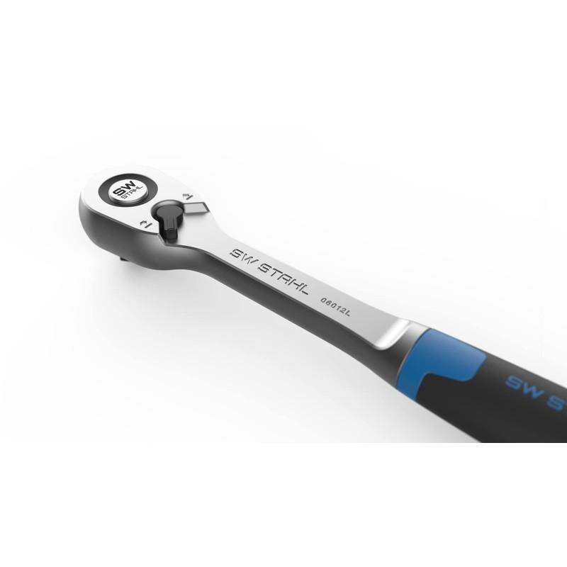 SW-Stahl 06012L Reversible Ratchet 1/2 Inch, Fine-Toothed with 72 Teeth,