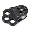 Climber Pulley, Wide Rope 30KN Hitch Climber Pulley for Climbing