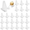 Rairsky Pack of 25 Acrylic Stands, Transparent Small Acrylic Stand,