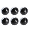 6PCS PU Black White Soft High Elastic Excellent Stable Fly