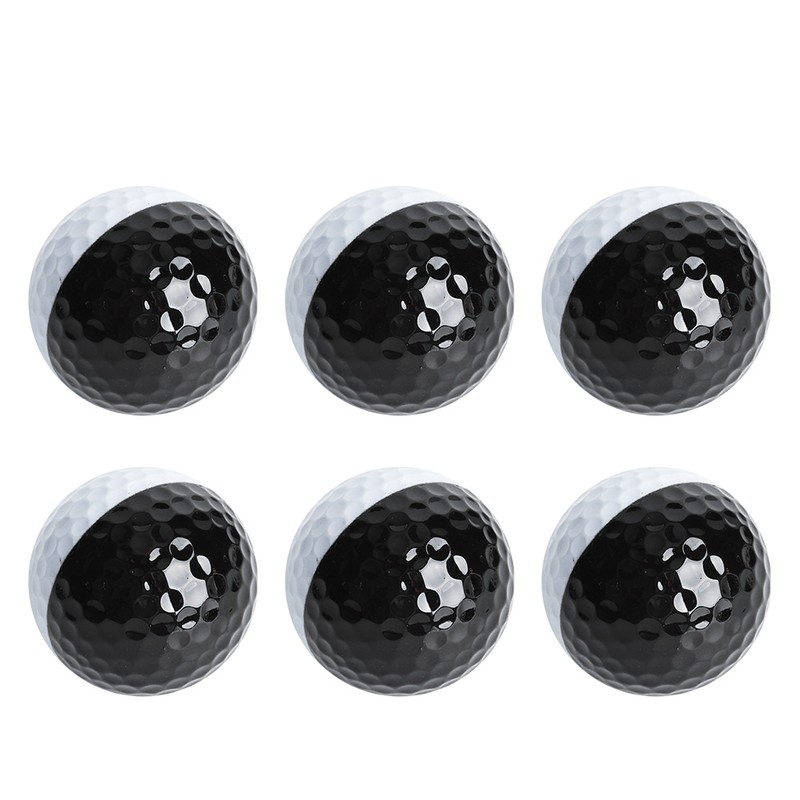 6PCS PU Black White Soft High Elastic Excellent Stable Fly