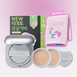 Laneige [Yumi’s Cells] Laneige Neo Cushion The Mat Double Plan (main product 15g + refill 15g + additional 15g) + hand towel / [유미의 세포들] 라네즈 네오쿠션 더 매트 더블기획(본품15g+리필15g+추가15g) +핸드타올