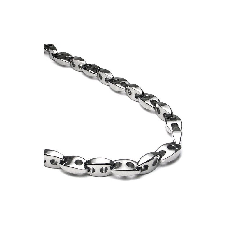Titanium Men's 10MM Link Necklace Chain 20"