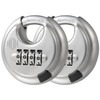 HOX Combination Lock, 4 Digit Disc Padlock with 3/8 Inch
