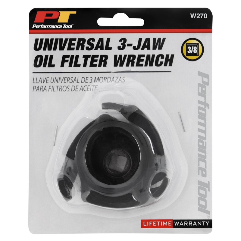 PERFORMANCE TOOL W270 Wilmar Universal 3-Jaw Filter Wrench