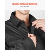 VEVOR Flame Resistant Welding Jacket, 7oz. FR Shirts for Men,