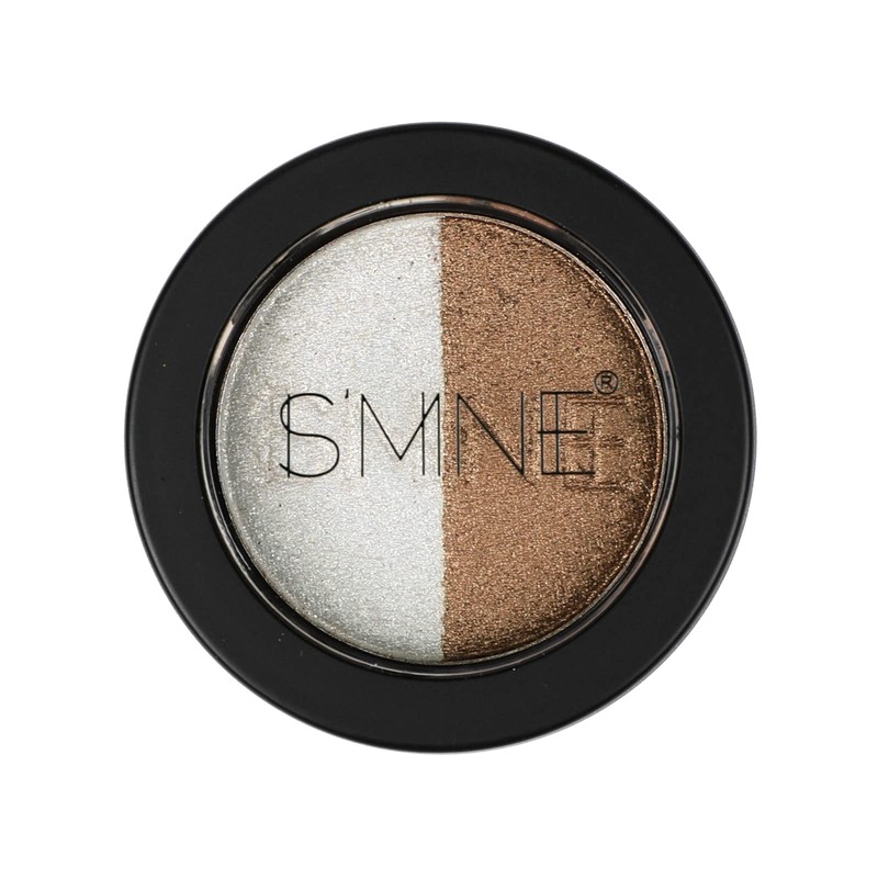 IS'MINE Single Duo Shimmer Brown Eyeshadow, Dual Color, Longwear, White