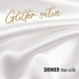 PARISBELLA NO DAMAGE Silk Satin Scrunchies For Hair, Satin Hair Ties for Women and Girls, Black White and Pink, Pack of 3