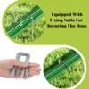50 Ft Sprinkler Soaker Hose with Holes, Flat Garden Soaker
