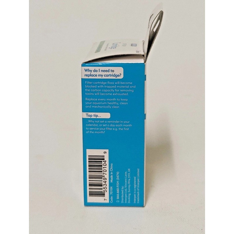 Interpet Life Flow Cartridge Internal Filter - for 3-10 Gallon