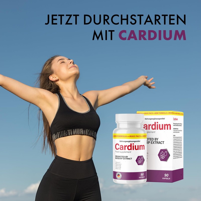 Cardium Capsules, Rich in Vitamins & Minerals, 90 Capsules, 3x